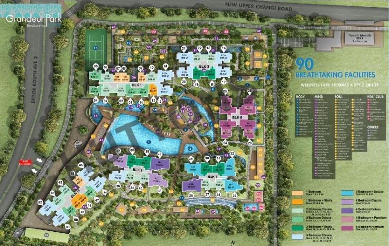 Grandeur-Park-Residences site map