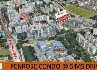 Sims Villa Showflat Penrose-Condo-Location-Map-Singapore