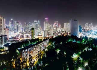 The Landmark Showflat The-Landmark-park-night-view