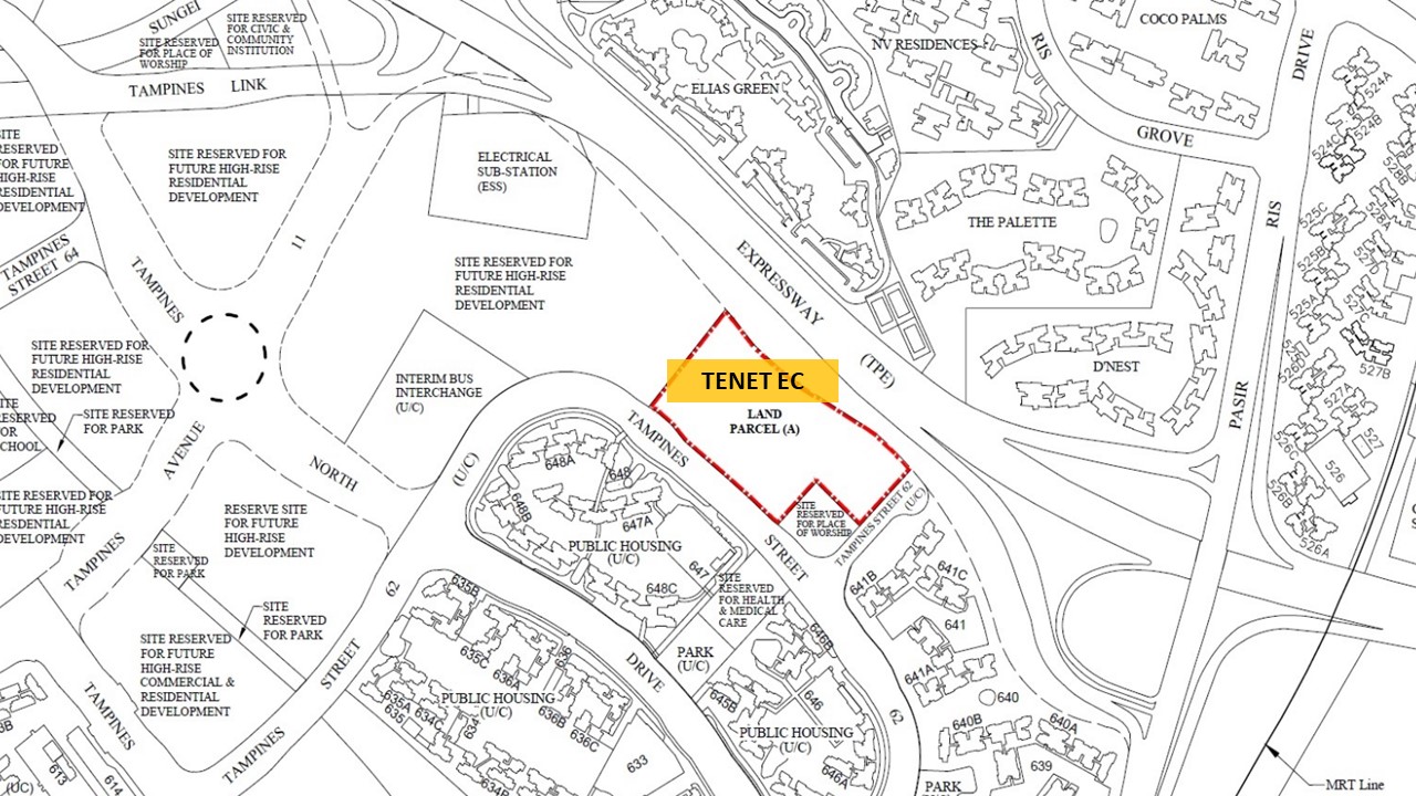 Tenet-EC-Tampines-St-62-Location-Map