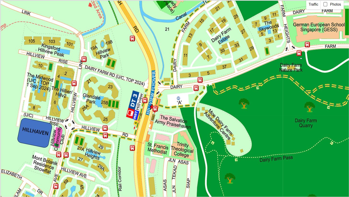 Hillhaven-location-map